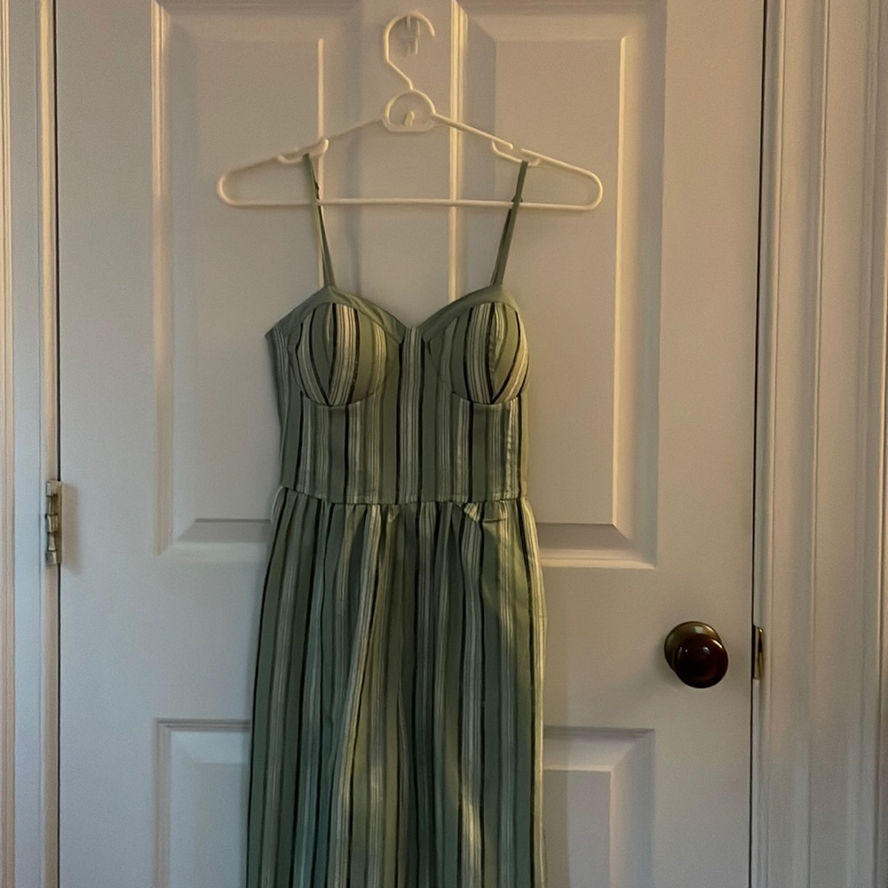 Green jumpsuit